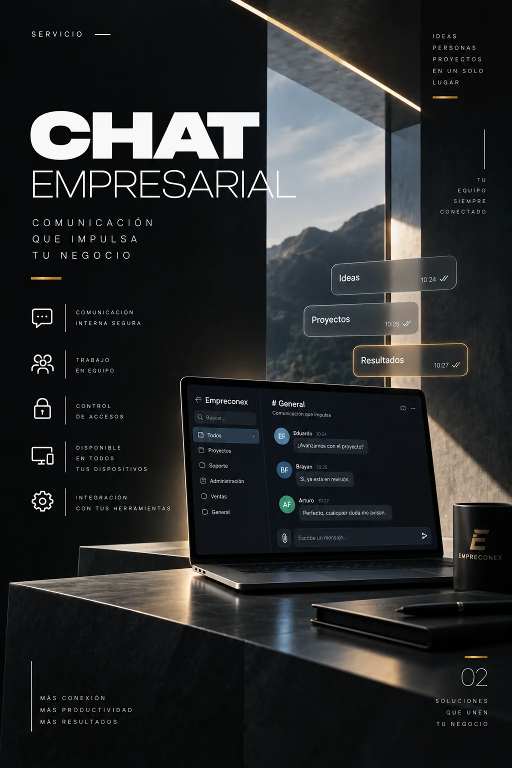 Chat empresarial